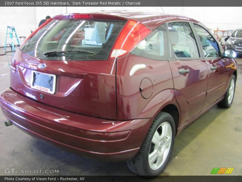 Dark Toreador Red Metallic / Charcoal 2007 Ford Focus ZX5 SES Hatchback