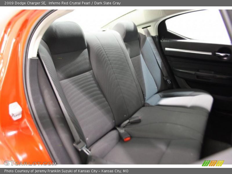 Inferno Red Crystal Pearl / Dark Slate Gray 2009 Dodge Charger SE