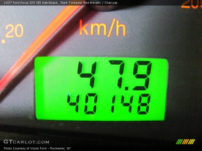 Dark Toreador Red Metallic / Charcoal 2007 Ford Focus ZX5 SES Hatchback