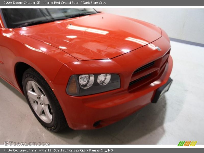 Inferno Red Crystal Pearl / Dark Slate Gray 2009 Dodge Charger SE