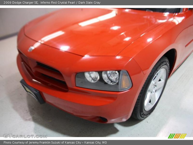 Inferno Red Crystal Pearl / Dark Slate Gray 2009 Dodge Charger SE