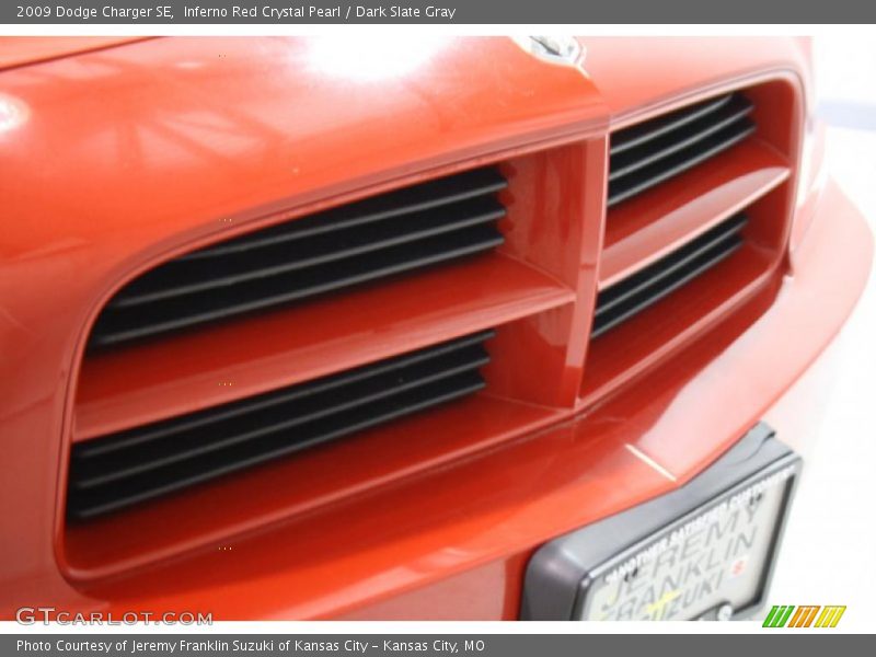 Inferno Red Crystal Pearl / Dark Slate Gray 2009 Dodge Charger SE