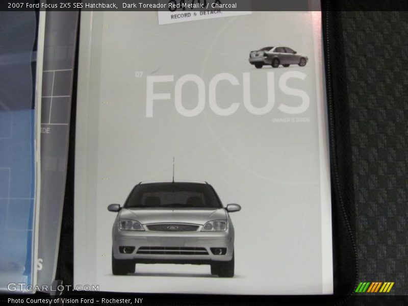 Dark Toreador Red Metallic / Charcoal 2007 Ford Focus ZX5 SES Hatchback