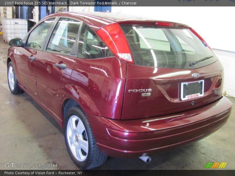 Dark Toreador Red Metallic / Charcoal 2007 Ford Focus ZX5 SES Hatchback