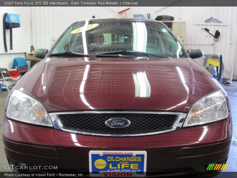 Dark Toreador Red Metallic / Charcoal 2007 Ford Focus ZX5 SES Hatchback