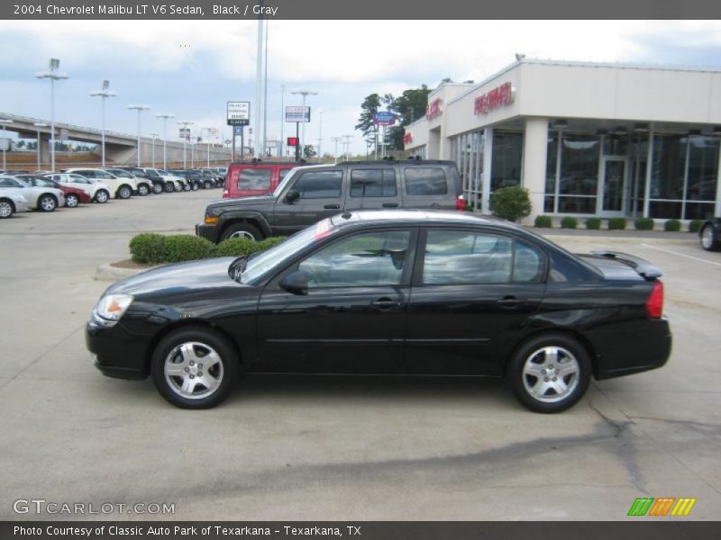Black / Gray 2004 Chevrolet Malibu LT V6 Sedan