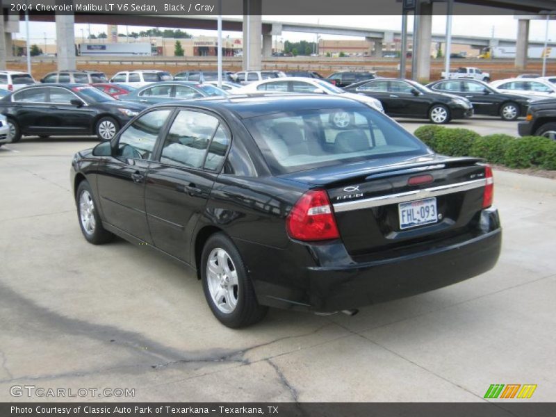 Black / Gray 2004 Chevrolet Malibu LT V6 Sedan