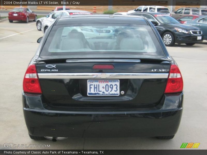 Black / Gray 2004 Chevrolet Malibu LT V6 Sedan