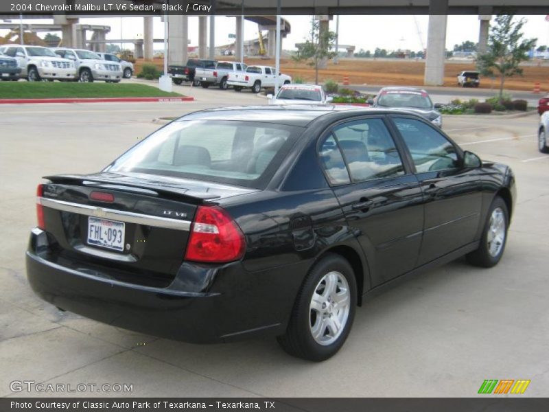 Black / Gray 2004 Chevrolet Malibu LT V6 Sedan