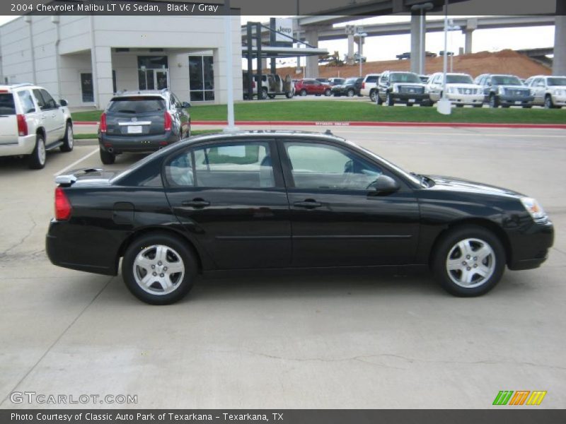 Black / Gray 2004 Chevrolet Malibu LT V6 Sedan