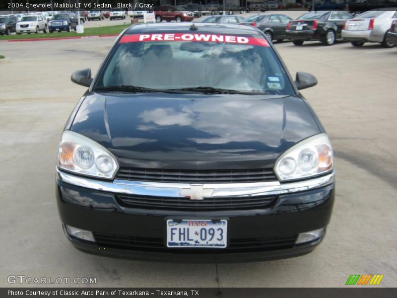 Black / Gray 2004 Chevrolet Malibu LT V6 Sedan
