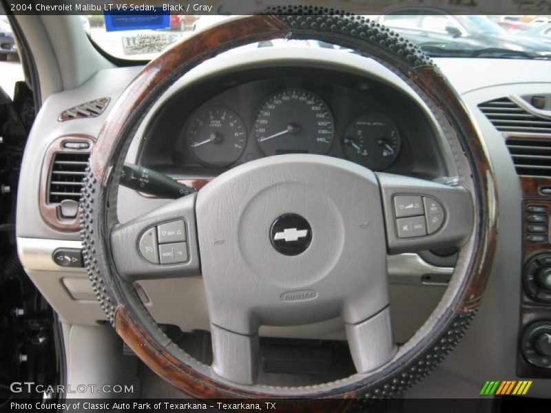 Black / Gray 2004 Chevrolet Malibu LT V6 Sedan