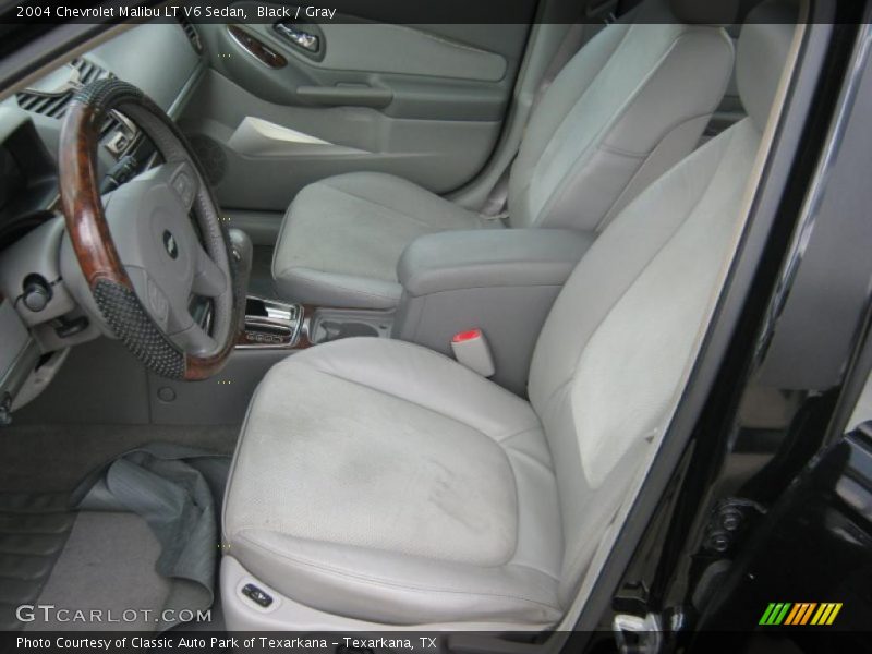 Black / Gray 2004 Chevrolet Malibu LT V6 Sedan