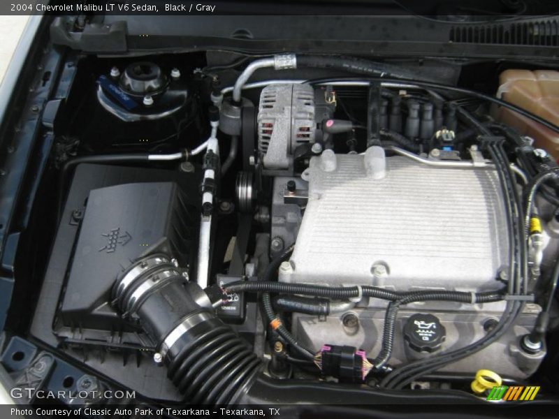Black / Gray 2004 Chevrolet Malibu LT V6 Sedan