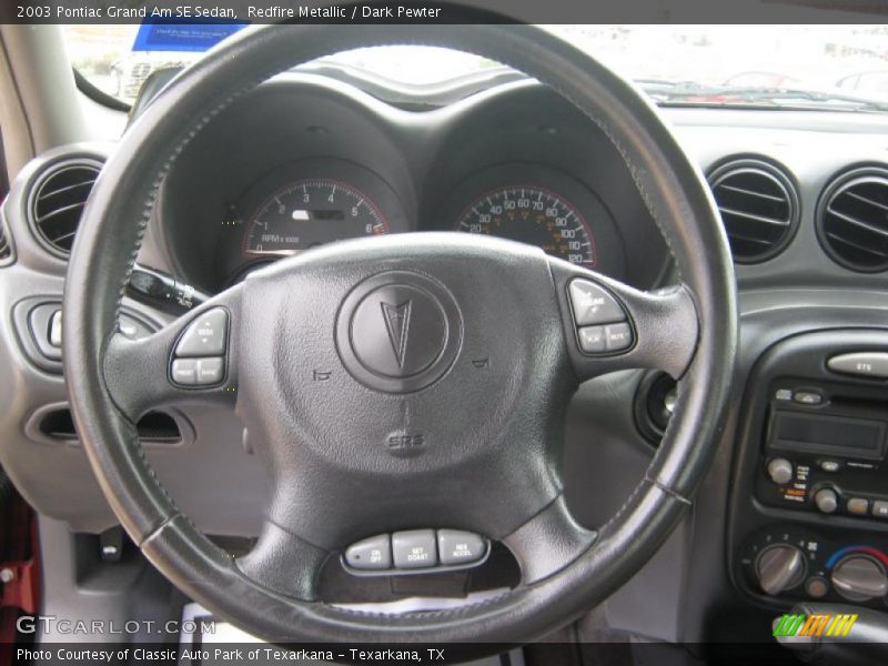 Redfire Metallic / Dark Pewter 2003 Pontiac Grand Am SE Sedan