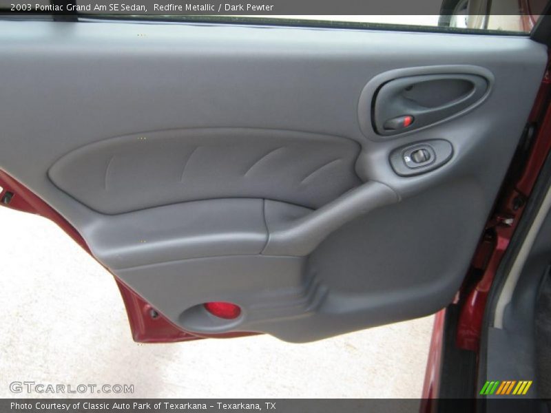 Redfire Metallic / Dark Pewter 2003 Pontiac Grand Am SE Sedan