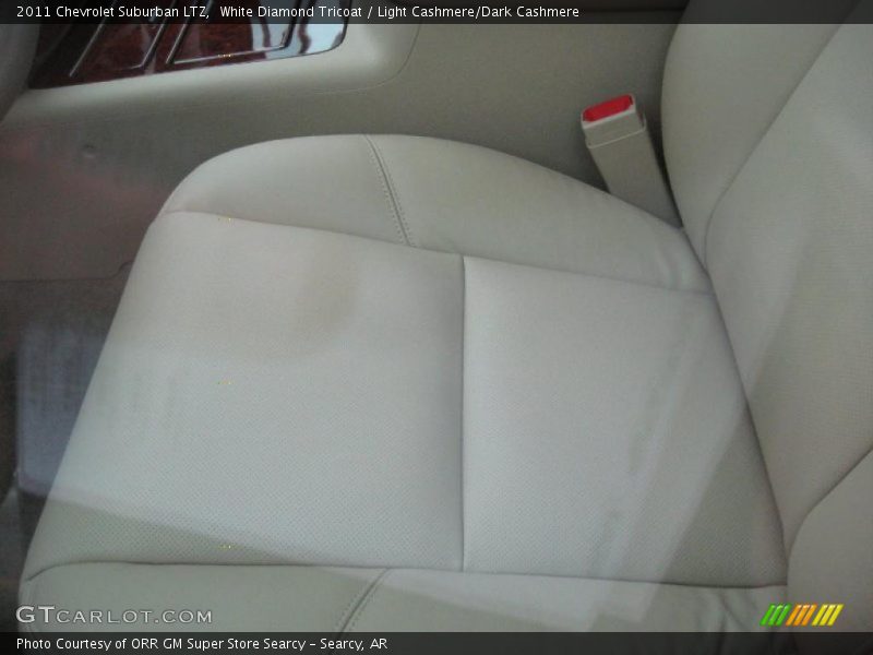 White Diamond Tricoat / Light Cashmere/Dark Cashmere 2011 Chevrolet Suburban LTZ