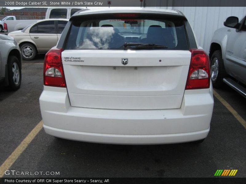 Stone White / Dark Slate Gray 2008 Dodge Caliber SE