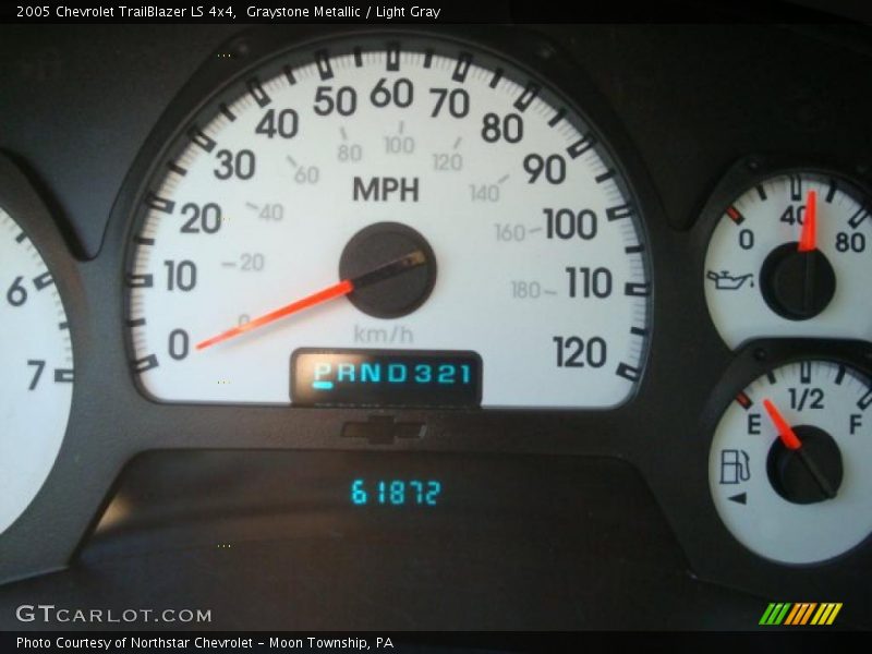 Graystone Metallic / Light Gray 2005 Chevrolet TrailBlazer LS 4x4