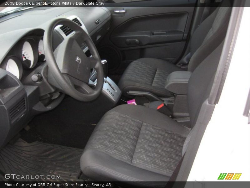 Stone White / Dark Slate Gray 2008 Dodge Caliber SE