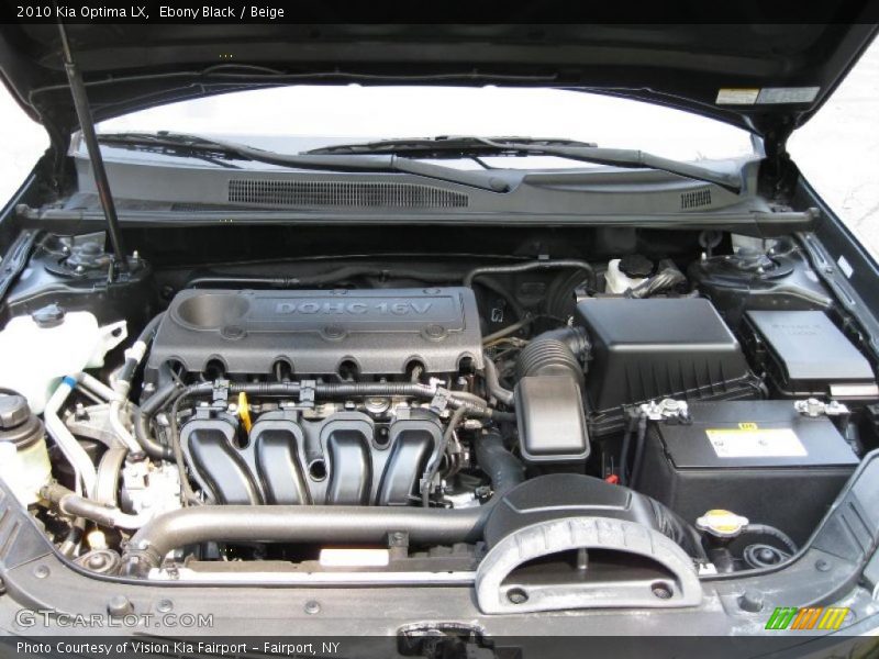 Ebony Black / Beige 2010 Kia Optima LX
