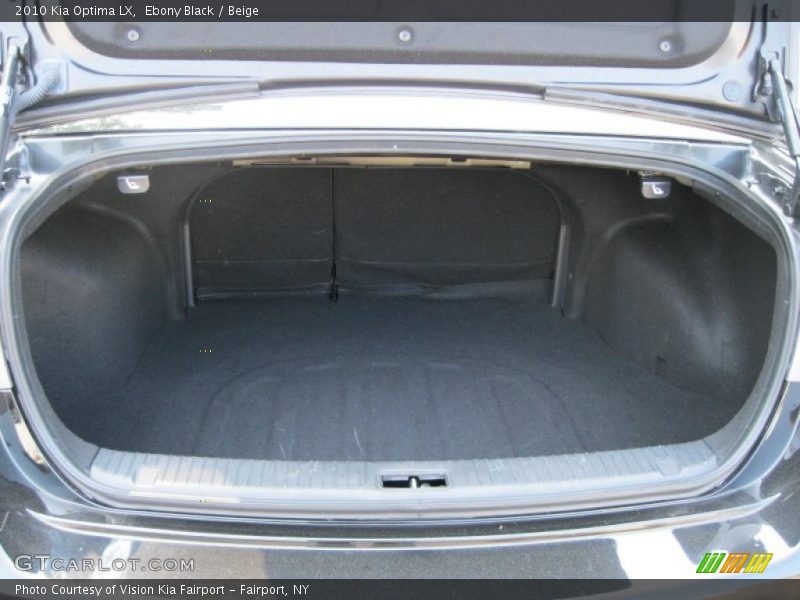 Ebony Black / Beige 2010 Kia Optima LX