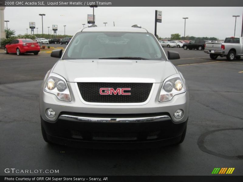 Liquid Silver Metallic / Light Titanium 2008 GMC Acadia SLE