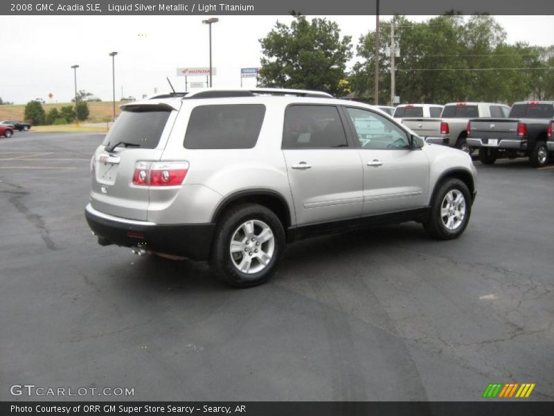 Liquid Silver Metallic / Light Titanium 2008 GMC Acadia SLE