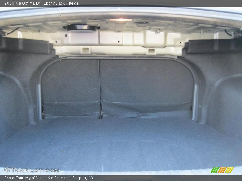 Ebony Black / Beige 2010 Kia Optima LX