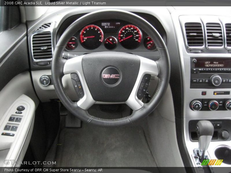 Liquid Silver Metallic / Light Titanium 2008 GMC Acadia SLE