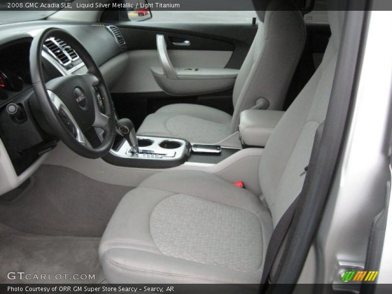 Liquid Silver Metallic / Light Titanium 2008 GMC Acadia SLE