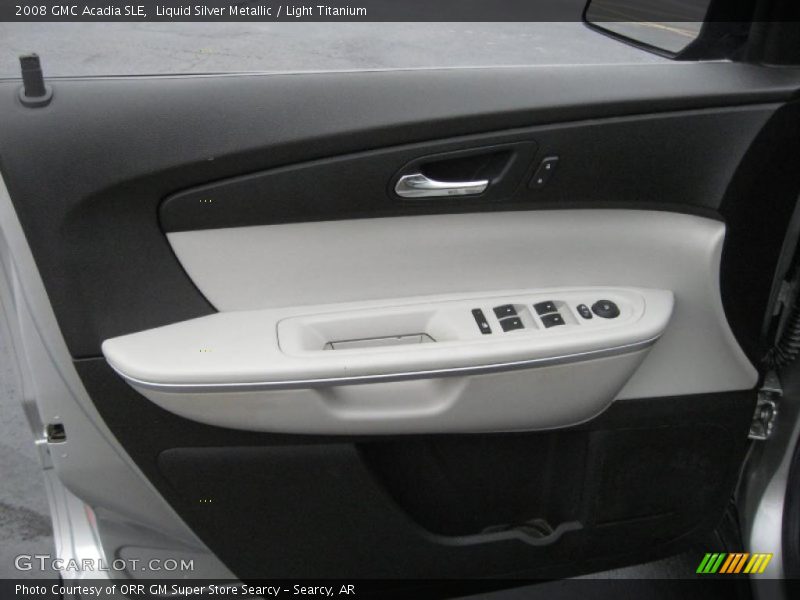 Liquid Silver Metallic / Light Titanium 2008 GMC Acadia SLE