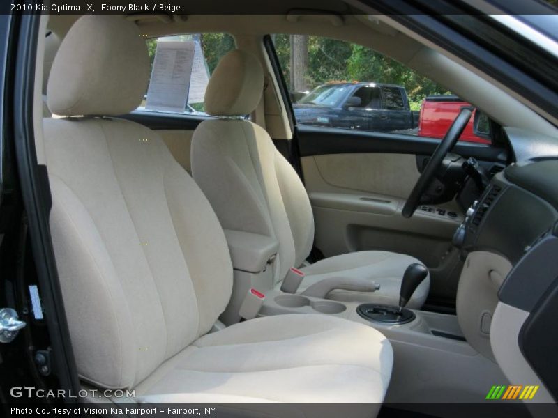 Ebony Black / Beige 2010 Kia Optima LX