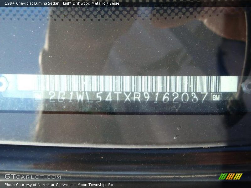 Light Driftwood Metallic / Beige 1994 Chevrolet Lumina Sedan