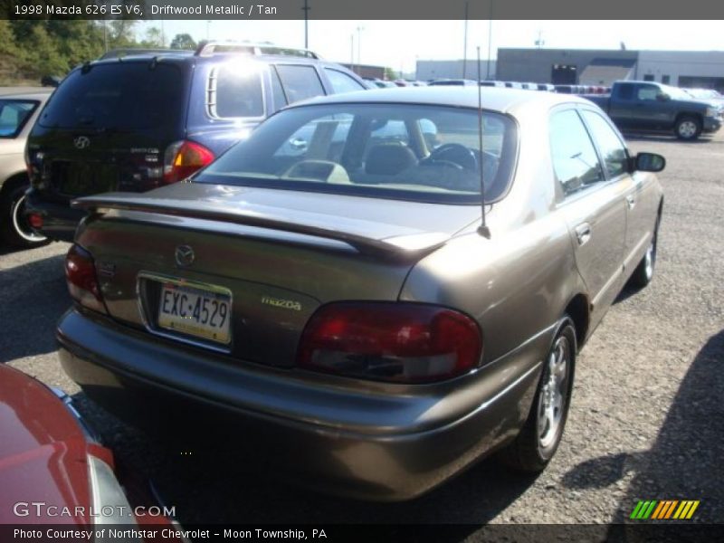 Driftwood Metallic / Tan 1998 Mazda 626 ES V6