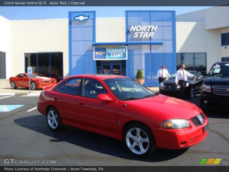 Aztec Red / Charcoal 2004 Nissan Sentra SE-R