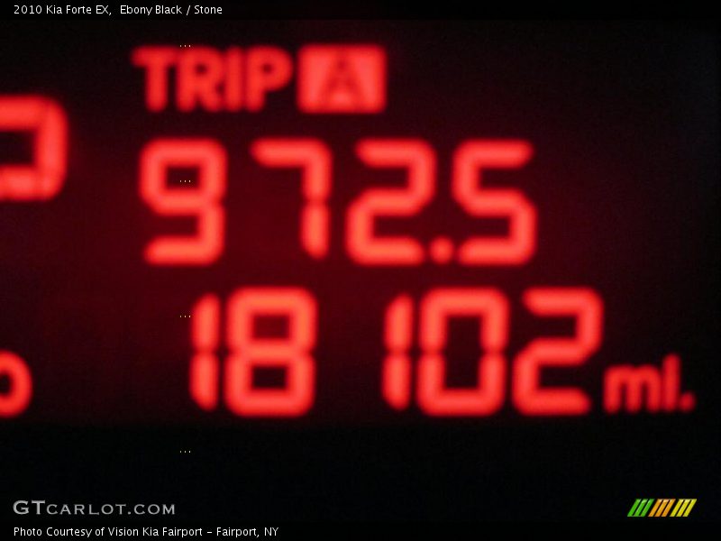 Ebony Black / Stone 2010 Kia Forte EX