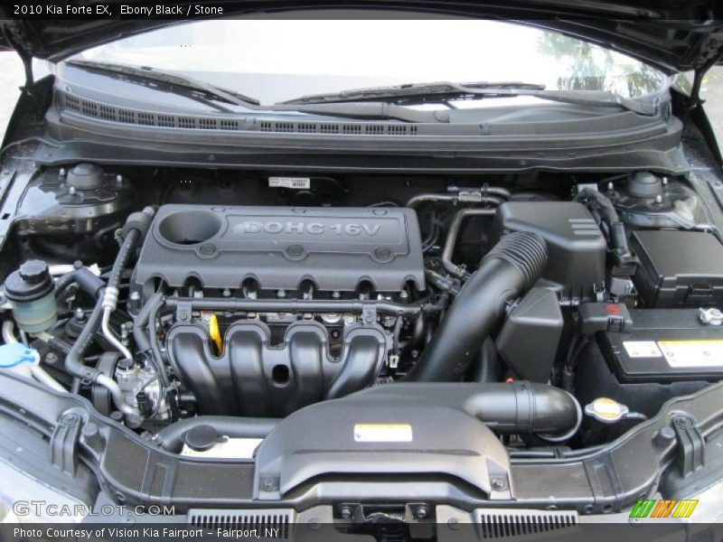 Ebony Black / Stone 2010 Kia Forte EX