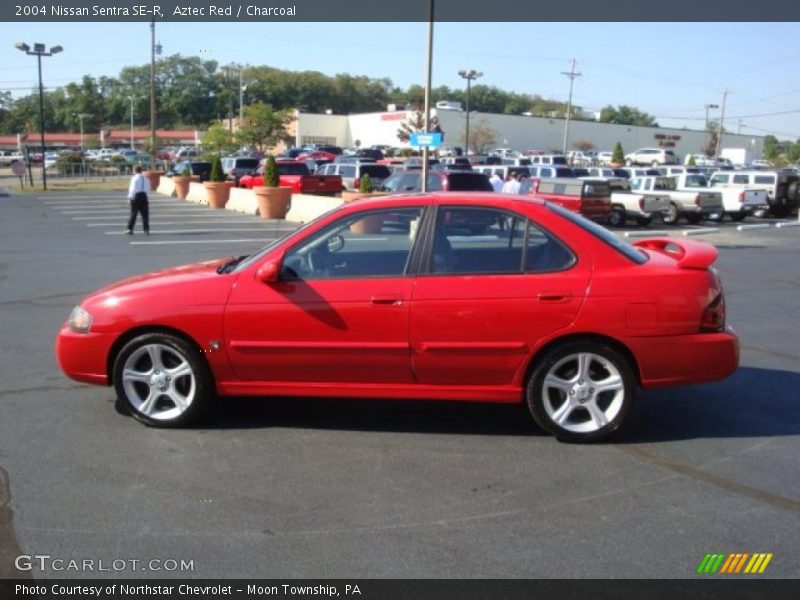 Aztec Red / Charcoal 2004 Nissan Sentra SE-R