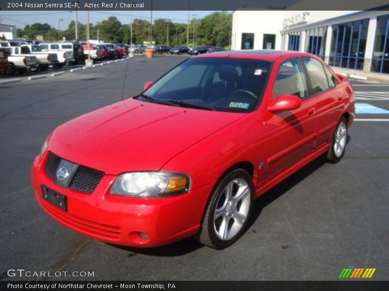 Aztec Red / Charcoal 2004 Nissan Sentra SE-R