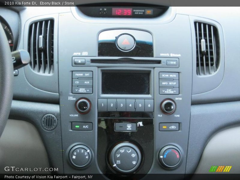 Ebony Black / Stone 2010 Kia Forte EX