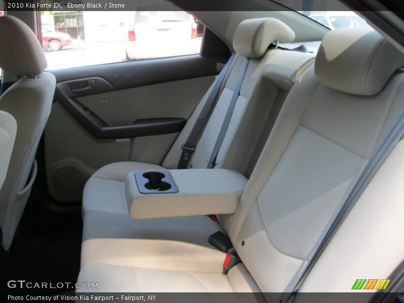 Ebony Black / Stone 2010 Kia Forte EX