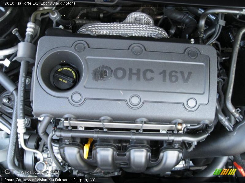 Ebony Black / Stone 2010 Kia Forte EX