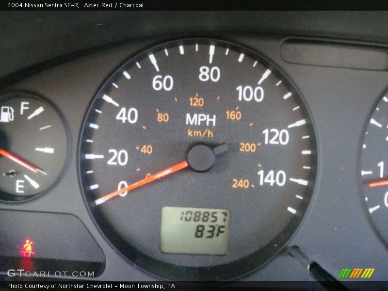 Aztec Red / Charcoal 2004 Nissan Sentra SE-R