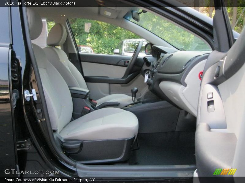 Ebony Black / Stone 2010 Kia Forte EX
