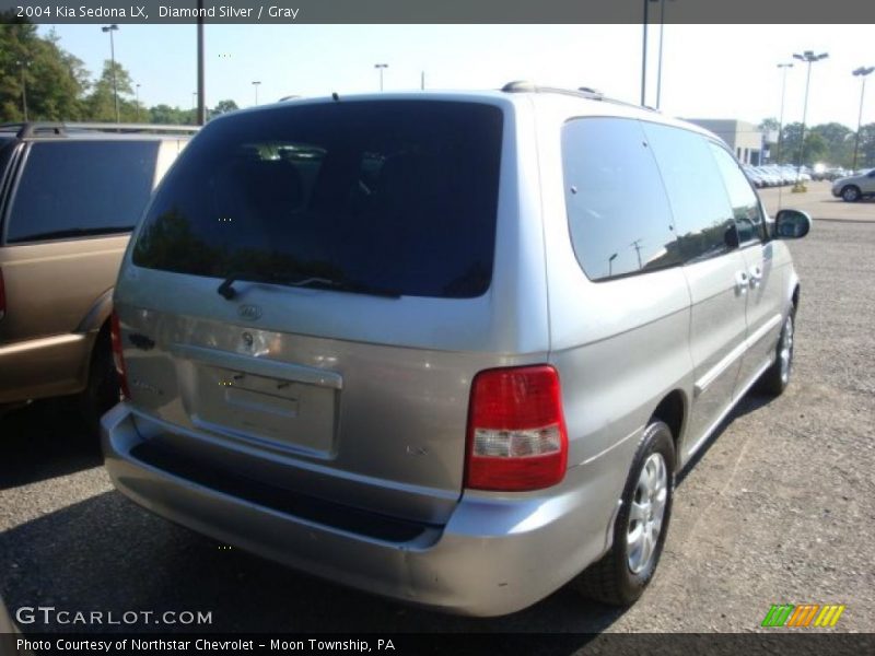 Diamond Silver / Gray 2004 Kia Sedona LX