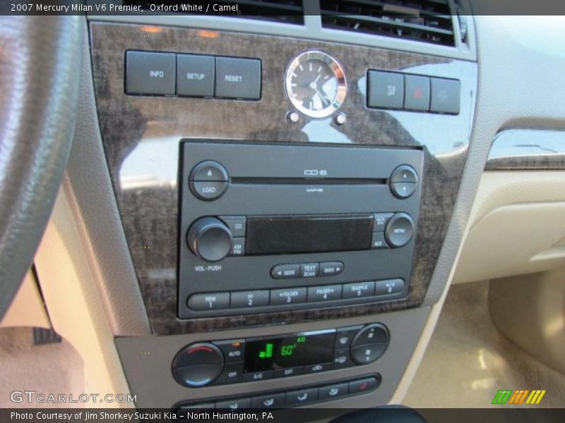 Oxford White / Camel 2007 Mercury Milan V6 Premier
