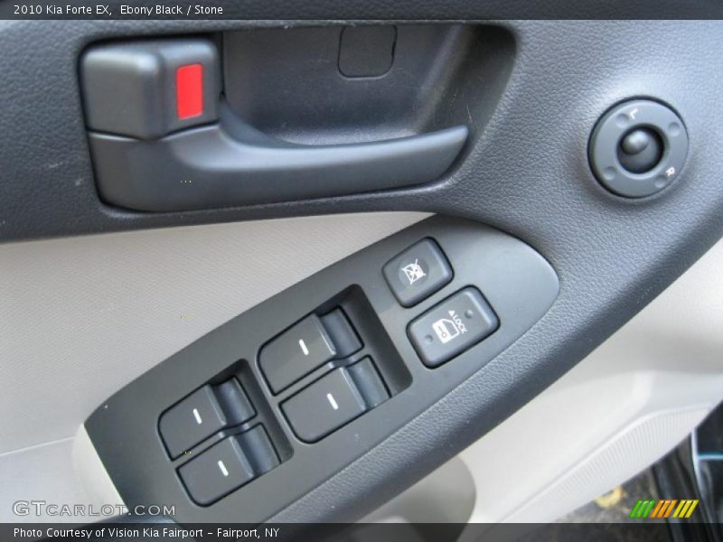 Ebony Black / Stone 2010 Kia Forte EX