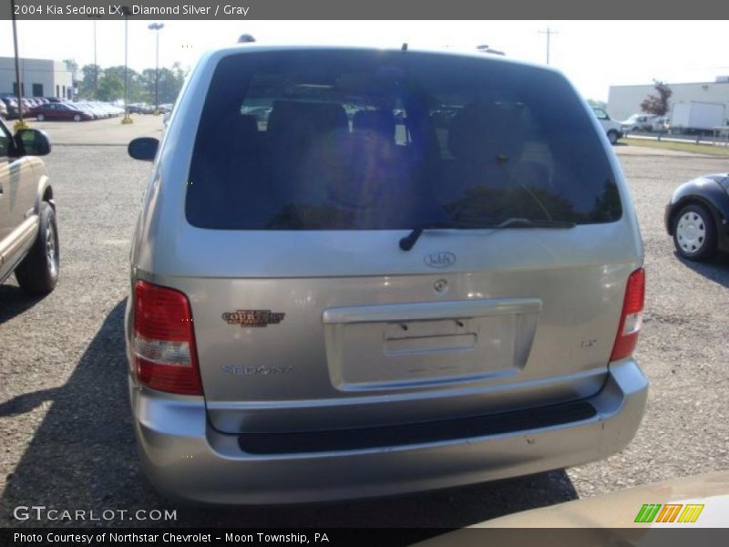 Diamond Silver / Gray 2004 Kia Sedona LX