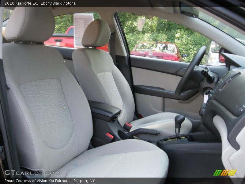 Ebony Black / Stone 2010 Kia Forte EX